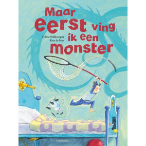 Maar eerst ving ik een monster, met vingerpopje