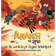 Anansi de spin en de wedstrijd tegen Schildpad