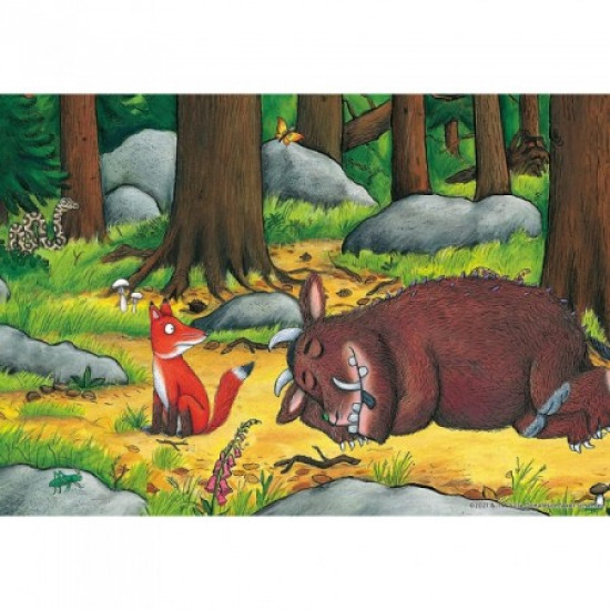 Gruffalo puzzel, 2x 12 stukjes Gruffalo puzzel, 2x 12 stukjes