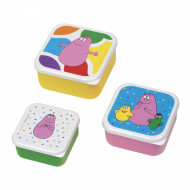 Barbapapa lunch box, set van 3