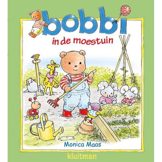 Bobbi in de moestuin