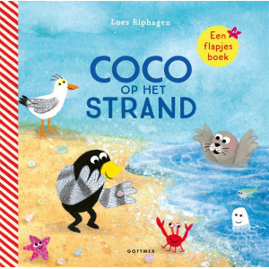Coco op het strand