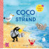 Coco op het strand