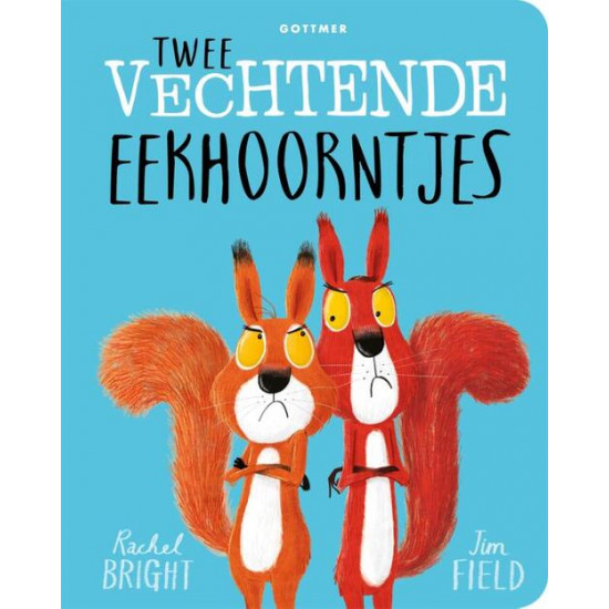 Twee vechtende eekhoorntjes (kartonboek) Twee vechtende eekhoorntjes (kartonboek)