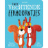 Twee vechtende eekhoorntjes (kartonboek)