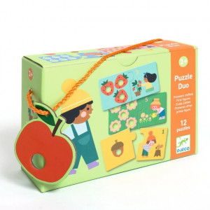 Djeco, duo puzzel First figures