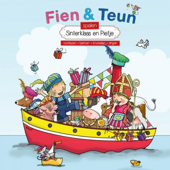 Fien & Teun spelen Sinterklaas en Pietje