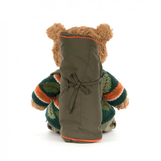 Jellycat, Bartholomew Bear Hiking Outfit