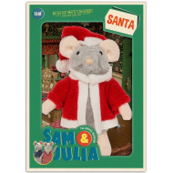 Het Muizenhuis - Knuffelmuis Santa 