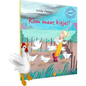 PRE-ORDER: Kom maar, kipjes! (boek + knuffeltje)