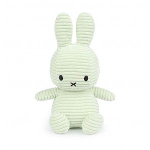 Nijntje corduroy knuffel, mint