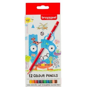 Bruynzeel kleurpotloden, 12 kleuren