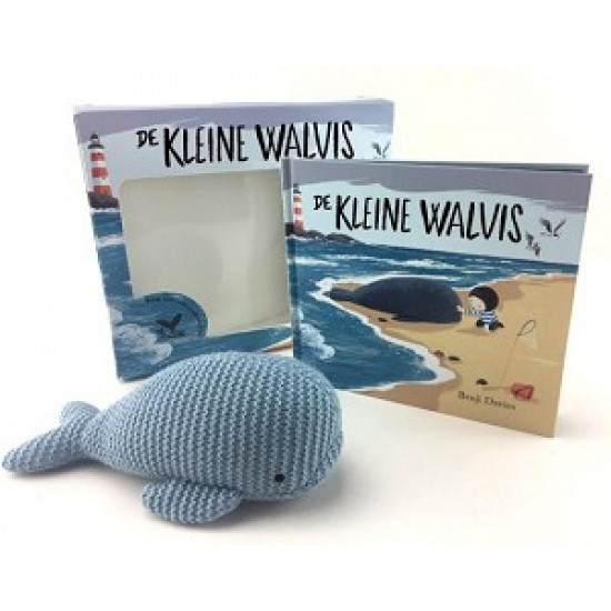 Cadeauset De kleine walvis met rammelaar