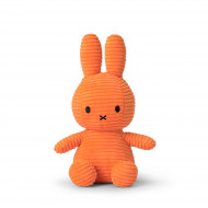 Nijntje corduroy knuffel, oranje