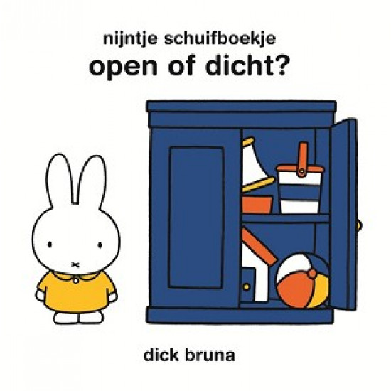 Nijntje schuifboekje, open of dicht