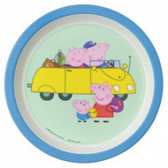 Peppa Pig ontbijtbord auto