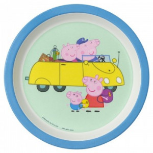 Peppa Pig ontbijtbord auto