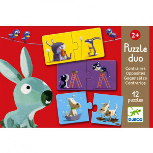 Djeco, Duo puzzel, tegenstellingen