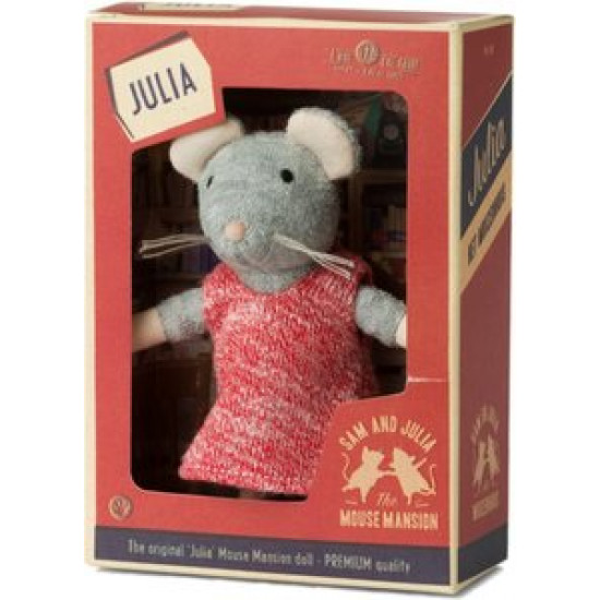 Muis Julia knuffel 12cm