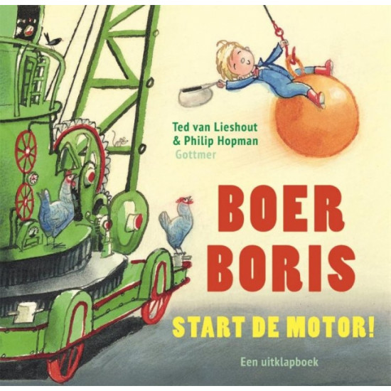 Boer Boris, start de motor!(uitklapboek)