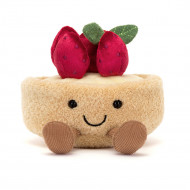 Jellycat, Amuseables Fleurette Tarte Aux Fraises