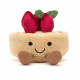 Jellycat, Amuseables Fleurette Tarte Aux Fraises Jellycat, Amuseables Fleurette Tarte Aux Fraises
