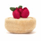 Jellycat, Amuseables Fleurette Tarte Aux Fraises Jellycat, Amuseables Fleurette Tarte Aux Fraises