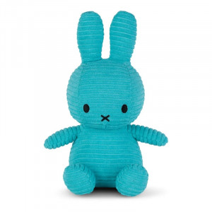Nijntje corduroy knuffel, teal