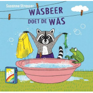 Wasbeer doet de was