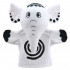 Handpopje Zwart-Wit: Olifant