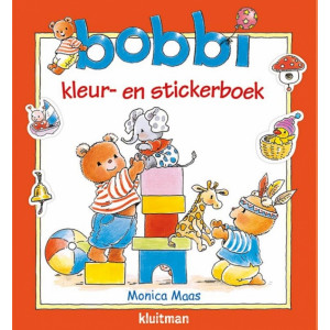 Bobbi kleur- en stickerboek