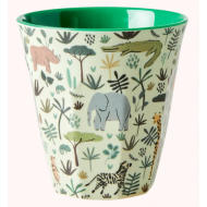 Rice beker, Jungle print groen