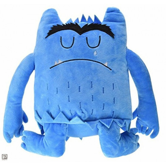 Kleurenmonster Knuffel - Blauw