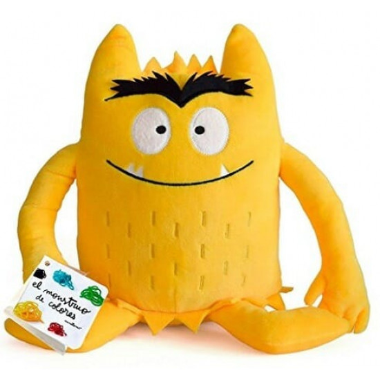 Kleurenmonster Knuffel - Geel