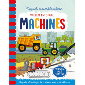 Magisch waterkleurboek - Machines
