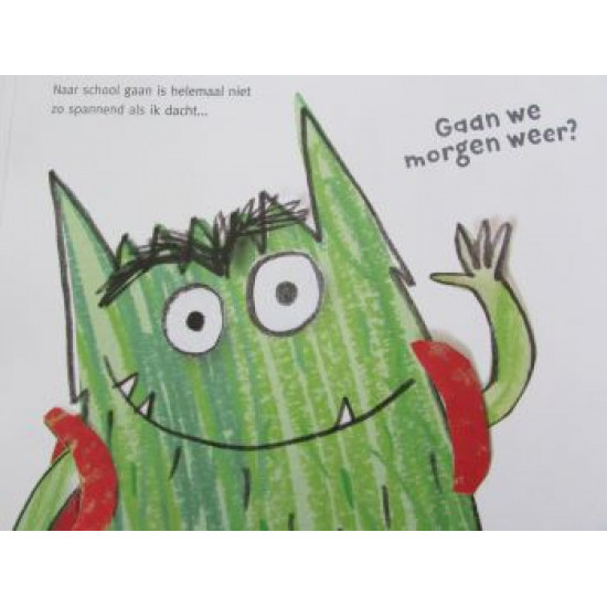 Het kleurenmonster gaat naar school