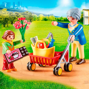 Playmobil 70194 Oma met rollator