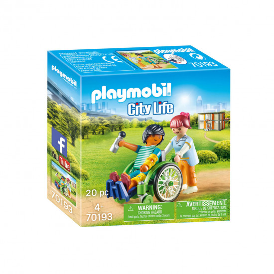 Playmobil 70193 Patiënt in rolstoel