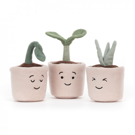Jellycat, Silly Seedling Happy Jellycat, Silly Seedling Happy