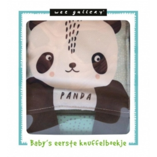Wee Gallery knuffelboekje Panda
